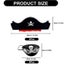 12 Piece Skull Print Pirate Hat Blindfold Set Halloween Party Pirate Hats For Carousel 2