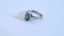 Stunning 18 CT White Gold Gold Art Deco Era 1.5 Carat Blue Zircon Solitaire Ring Carousel 4