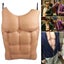 Eva Men Fake Skin Chest Muscle Costume Cosplay Props Halloween Party Decoration Carousel 1