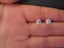 0.50 Ct Round Cut Moissanite Diamond 14K Yellow Gold Screw back Stud Earrings Carousel 5
