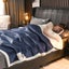 SUPER KING Size 200cm x 230cm Mink Weighted Blanket - Blue Carousel 1