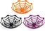 Large Halloween Spider Web And Skull Basket Bowl Used For Halloween Party Suppl Carousel 1