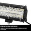 PAIR 7INCH LED WORK LIGHT BAR SPOT FLOOD OFFROAD DRIVING 4WD 4X4 REVERSE Carousel 5