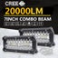 PAIR 7INCH LED WORK LIGHT BAR SPOT FLOOD OFFROAD DRIVING 4WD 4X4 REVERSE Carousel 8