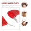 Hair Clip Rhinestone Corner Halloween Party Headwear Headge Carousel 2