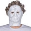 Halloween Michaelmyers Resurrection Latex Mask White Rubber Headgear Carousel 1