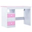 Children Drawing Study Desk Tiltable Pink and White Xniaai Carousel 4