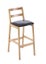 Latifah Wooden Bar Stool SH71cm - PU Ivory White *40% OFF Carousel 7
