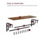 Coat / Scarf Rack 800x300x270mm Carousel 9