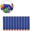 Nerf Darts, Pack Of 100, 7.2 Cm, Blue Foam For Nerf N-streik Elite Series Carousel 1