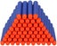 Nerf Darts, Pack Of 100, 7.2 Cm, Blue Foam For Nerf N-streik Elite Series Carousel 2