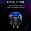 Qanba Gravity 30KS Silent Snap In Translucent Arcade Button,24mm or 30mm Carousel 15