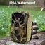 Trail Camera 32MP 1440P HD Video Low Glow Night Vision with Motion Activated Carousel 4
