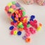 100pcs Set Baby Mini Hair Bands Kids Colorful Rings Elastic Rubber Carousel 1