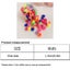 100pcs Set Baby Mini Hair Bands Kids Colorful Rings Elastic Rubber Carousel 7