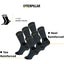 CAT Caterpillar Adults Heavy Duty Workwear Socks - Pack of 6 Carousel 2