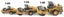 Die-cast Road Roller Model Scale, 1:60, Metal, Huina 1815 Carousel 13