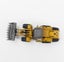 Die-cast Loader Digger Truck Model Scale, 1:60, Huina 1813 YELLOW Carousel 15