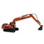 Die-cast Yellow Long Arm Digger, Scale, 1:50, Metal, Huina 1722 Carousel 13