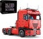 Big Red Pneumatic Tractor Truck - 4825 pieces - MouldKing: Technical Carousel 6