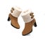 AUSTRALIAN SHEPHERD(R) UGG Women Shearling Zipper Heel Fashion Boots Candice Carousel 6