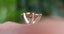 New incredible natural 1.7ct Cognac Diamond Engagement ring 14k white gold GIA Carousel 1