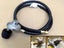 LPG QCC Gas Regulator with 1.5m Stainless Steel Braided Hose 1/4" Swivel Nut Carousel 6