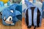 Sonic/pokemon Printing schoolbag backpack PU bag Carousel 9