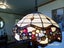 One Tiffany 40cm (16") standard lamp shade "b'wave"for Your lamp Carousel 3