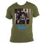 The Beatles T Shirt US Flag Photo Band logo new Official Unisex Green Carousel 4