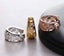 Rose-Gold Filigree Huggie Earrings "Noeline" Carousel 5