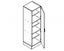 Melamine White - 450 wide Tall Pantry Carousel 1