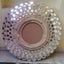 Peacock Mirror in White Wash Carousel 1