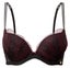 Gossard Illusion 18401 Underwired Padded Plunge Bra Black/Red CS Carousel 6