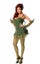 POISON IVY BATMAN VILLAIN ADULT WOMENS LICENSED FANCY DRESS HALLOWEEN COSTUME Carousel 1