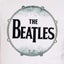 The Beatles T Shirt Drumskin Band logo distressed Official Mens New White Carousel 3