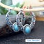 Brand New Vintage Turquoise Eagle Feather Earrings Jewellery *Clearance* Carousel 5