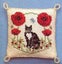 Textile Heritage Cross Stitch Kit Pincushion - Poppy / Cat Carousel 1