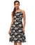 Moomaya Solid Buttoned Dress, Sleeveless Spaghetti Strap Dress With Side Carousel 1