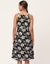 Moomaya Solid Buttoned Dress, Sleeveless Spaghetti Strap Dress With Side Carousel 4