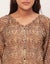 Moomaya Printed V-Neck Tops For Women, 3/4Th Sleeve Sheer Summer Tunic Carousel 7