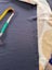 New, darker blue cotton+super dry knit fabric,1.1m Carousel 3
