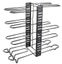8-Tier Pot Rack Organiser - Black Carousel 1