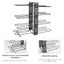 8-Tier Pot Rack Organiser - Black Carousel 2