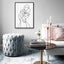 Wall Art Set of Line Art Prints Abstract Figure Printing Canvas Modern Wall Art Carousel 5