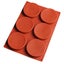 2pcs Silicone Muffin Top Pans Round Baking Mold for Hamburger Chocolate Cake Pie Carousel 10