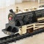 Toy Train Set Electric Train Toys with Lights and Sounds Christmas Railway Model Carousel 4