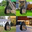 Chair Cover Oslimea Patio Hanging Egg Chair Cover Durable Lightweight Waterproof Carousel 5