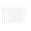3 Sets Glass Drinking Straws Reusable Transparent Straight or Bent Straws Set wi Carousel 10