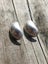 Awesome Sterling Silver Bean Shaped Earrings - 194 Carousel 4
